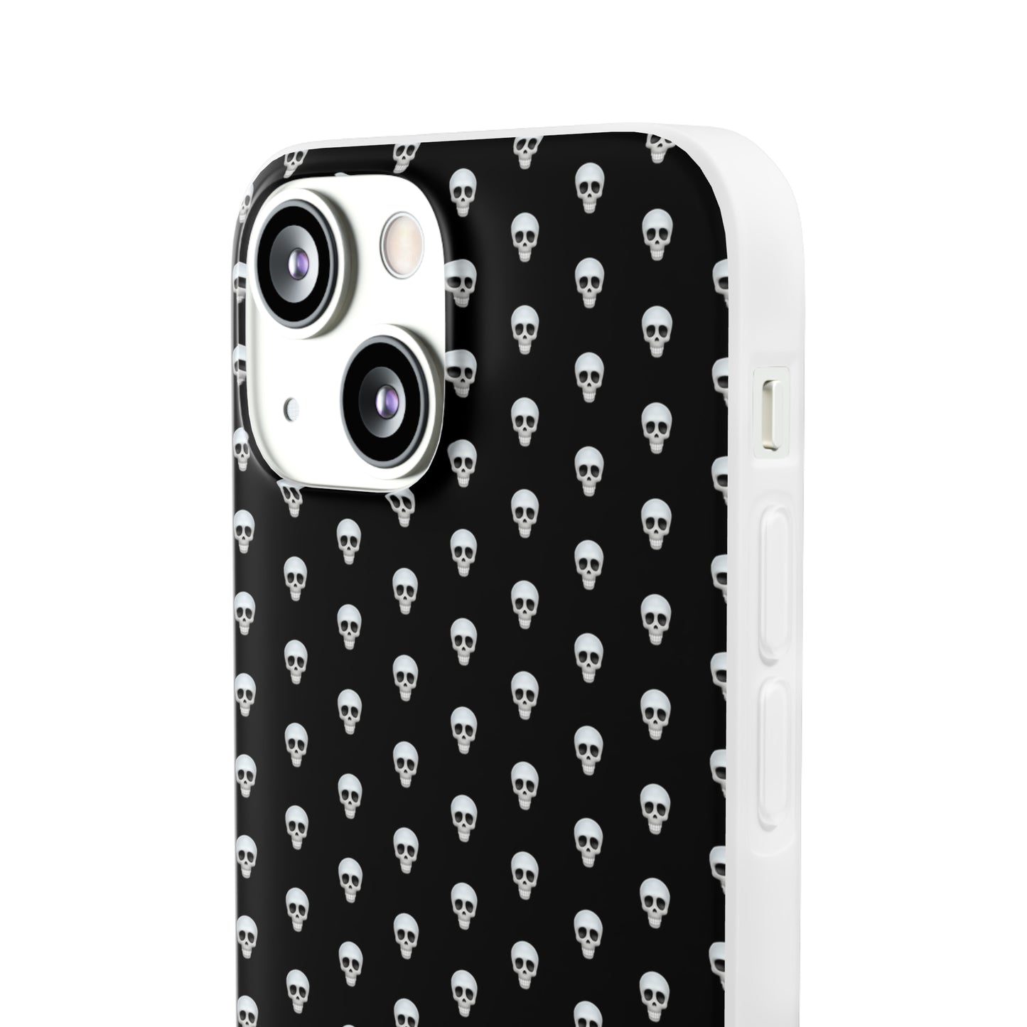 Flexi iPhone Cases: Skull Emoji